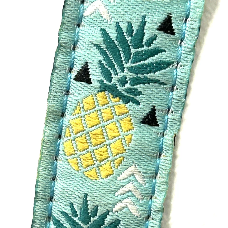 Collar de entrenamiento de martingala para mascotas RC, pequeño 11”-14” piña turquesa Foto 3 de 4