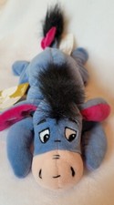 Eeyore Plush Bean Bag w/Tags Disney Collectable Stuffed Animal W/ Case W/tags 9"