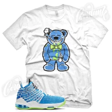 "TATTERED TEDDY" Sneaker T Shirt for Lebron 17 GS Photo Blue Sprite Promise