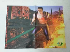 1997 One Video ASC Games Ad Promo Poster 15" x 20"