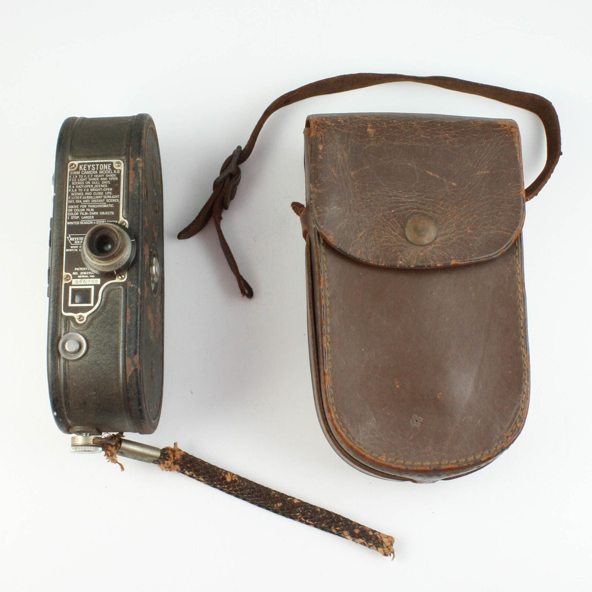 Keystone 8mm Camera Model K-8 w/Case Spool Parts/Repair/Display  Vintage