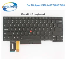 New Backlit Keyboard For Lenovo ThinkPad E480 L480 T480S T490 01YP360 01YP520 US