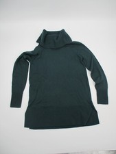 LOFT Womens Sweater XS Green Long Sleeves Turtleneck Casual Knit Preppy New