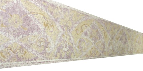 13.5cm x 5m WALLPAPER BORDER Textured ABSTRACT Floral Pink Cream Textured - Picture 6 of 7