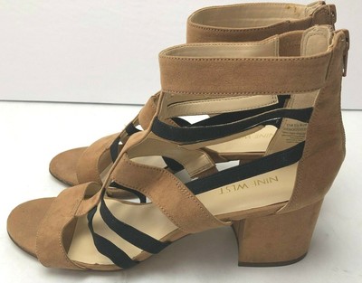 nine west chunky heel sandal