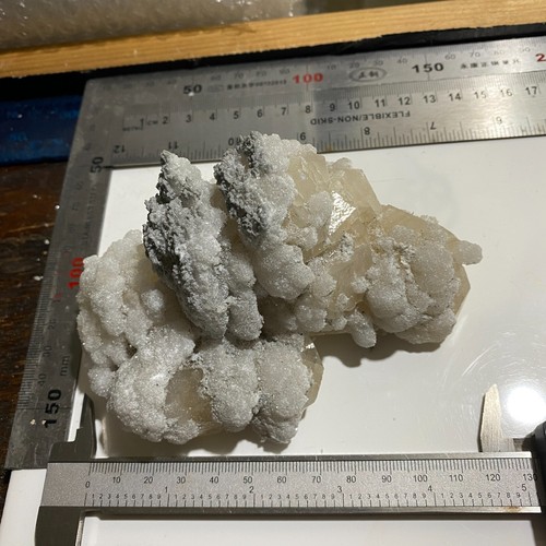 CALCITE FASCINATING LARGE SPECIMEN FROM CAVNIC MINE, ROMANIA. 490g. MF4235 - Picture 4 of 21
