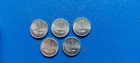 ALUMINIUM COINS LOT - 1 GROSZY 1949. TOTAL 5 COINS.