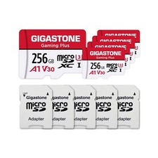 Gigastone 256GB 5-Pack Micro SD Card, Gaming Plus, Nintendo-Switch Compatible...