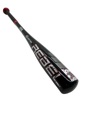 Batte De Baseball Easton REBEL 27 Pouces 17 Oz, Aluminium Noir Et Rouge, Jeunesse