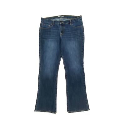 Old Navy The Flirt Bootcut Women's size 12P Dark Wash Blue