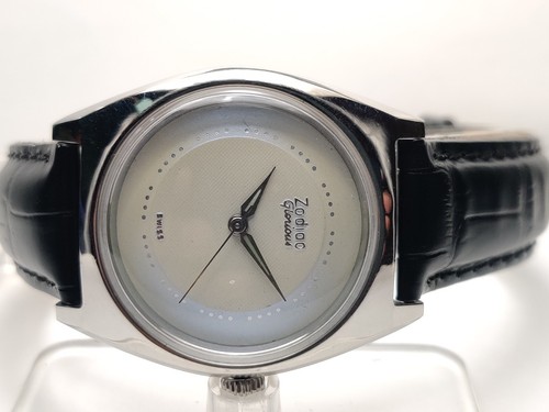 Reloj de pulsera usado WTG Zodiac Glorious 31 mm cuerda manual 17 joyas para hombre NS-17 - Imagen 4 de 8
