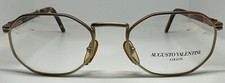 Authentic Augusto Valentini Eyewear 7311 Col. 003 Eyeglasses Italy Made Gold PL