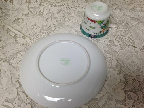 Vintage, Sigma Japan, Crown Staffordshire Style,Variant Gaudy Willow Snack Set - Picture 8 of 10