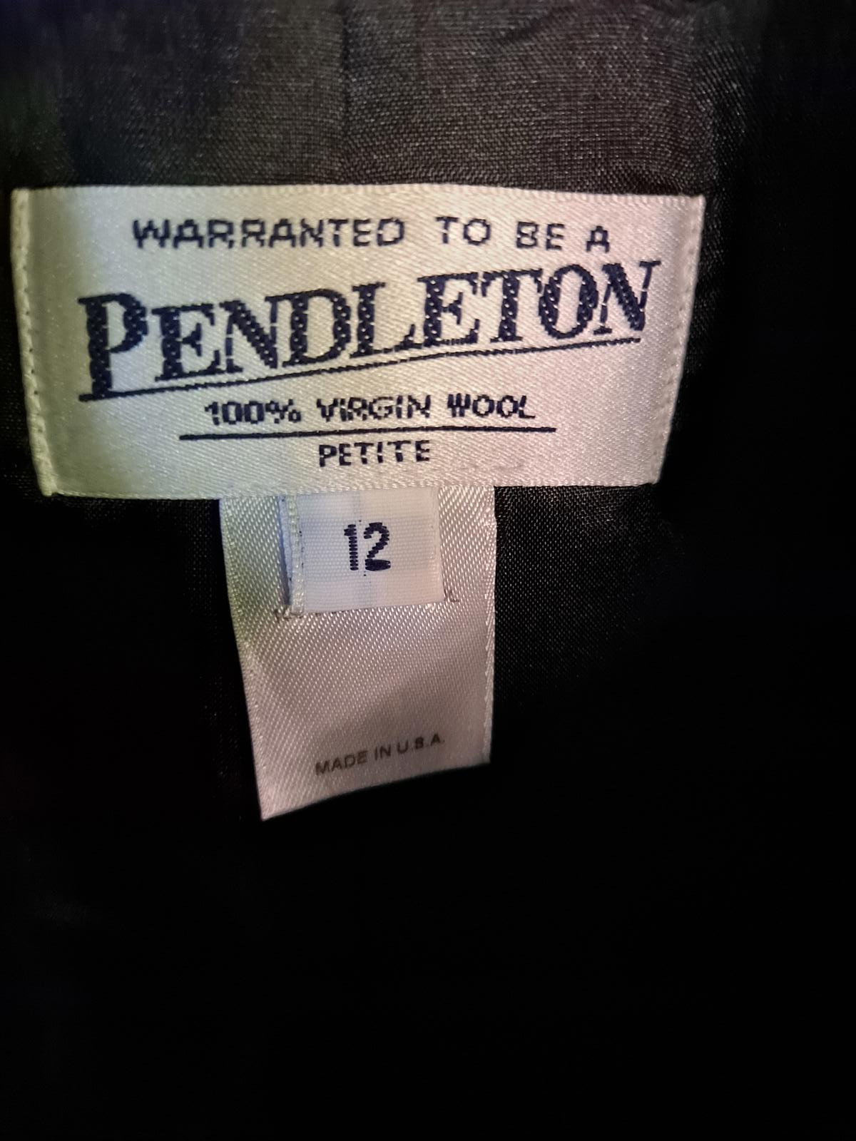 Pendleton Gray Full Zip with Zip Pockets Blazer S… - image 3