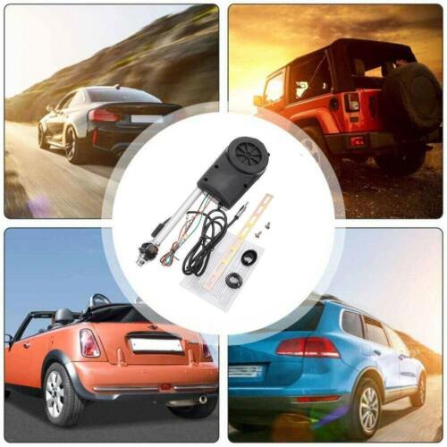 Black 12V Automatic Antenna Car AM/FM Radio Electric L1F8 Power Mast H9D E D4P6 - Picture 12 of 12