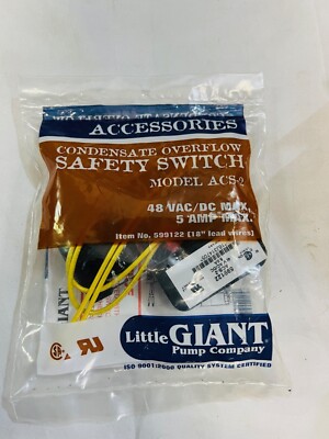 Little Giant Acs-2 Condensate Overflow Switch Utility