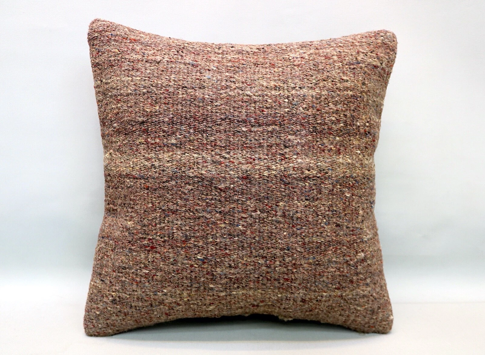 Square Kilim Pillow, 16x16 in, Ethnic Pillow, Throw Pillow, Decorative Pillow