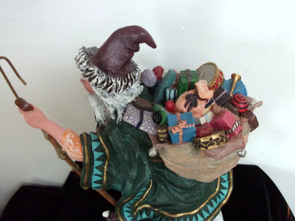 1990 Duncan Royale Samichlaus History Of Santa III 12" Figurine - Image 3 of 4