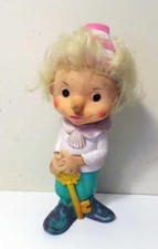 VINTAGE 1970S RUSSIAN USSR 11" TALL BURATINO PINOCCHIO FIGURE DOLL RARE