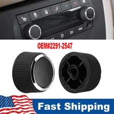 2x Rear Radio Control Knobs For 2009 2010 2011 2012 2013 Buick Encalve 2291-2547