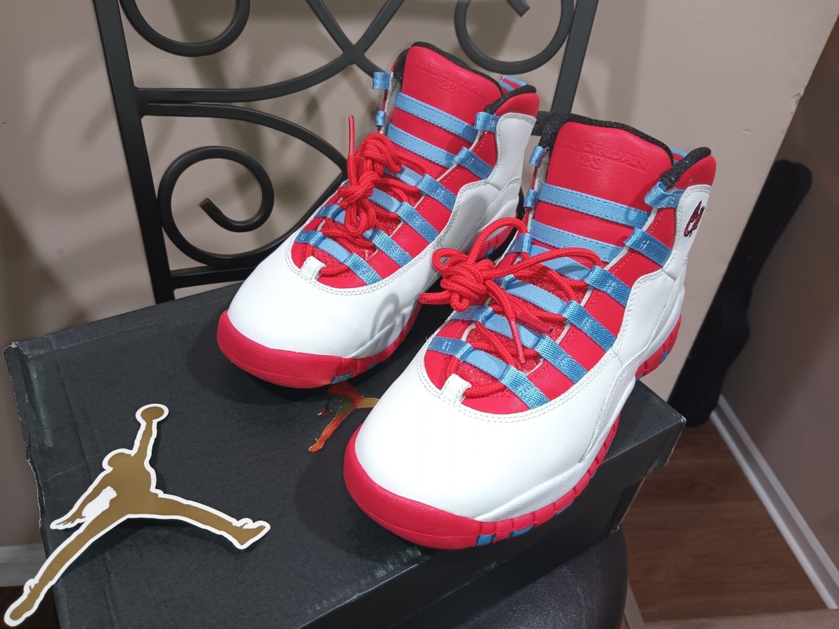 jordan retro 10 blue and red
