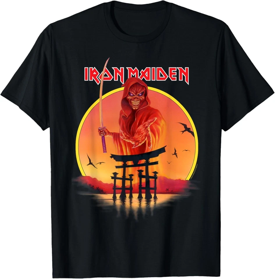 GILDAN Iron Maiden - Orange Eddie Japan T-Shirt