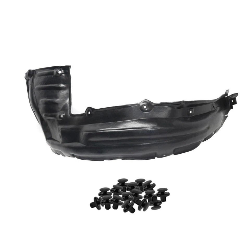 Front Driver Side Fender Liner w/ Clips For 2014-2016 Toyota Tundra TO1248190 Foto 2 de 4