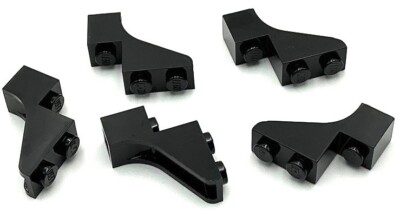 Lego 5 New Black Arch Arched 1 x 3 x 2 Parts