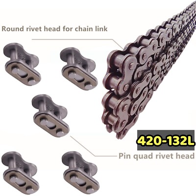 420 chain mini bike 132L for 50-125cc SSR TaoTao Coolster Apollo Baja