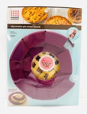 Silicone Pie Crust Shield, Adjustable Pie Protector, Good Cook Sweet Creations