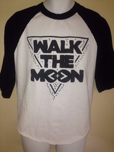 WALK-THE-MOON-BAND-TOUR-2015-XL-3-4-SLEEVE-T-SHIRT-INDIE-POP-ROCK-OUT-OF-PRINT