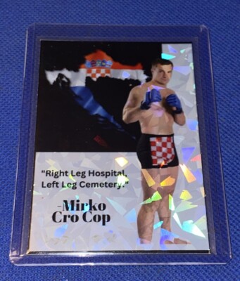 Mirko Cro Cop Custom Pride FC Holofoil Refractor Mini Poster Card Croatia