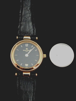 Wristwatch Lady's Michel Herbelin Gold Lizard Swiss ETA 7 Jewel NOS 1980s France