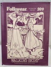 UNCUT Vintage Folkwear Ethnic Pattern 209 , Walking Skirt 6-16 Gored Historical