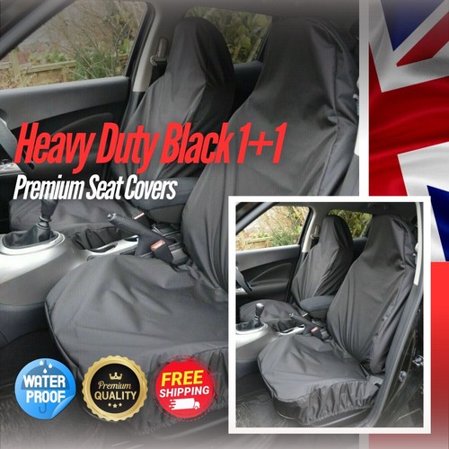 FOR VAUXHALL GRANDLAND X 2017+ 2x Heavy Duty Black Waterproof Car