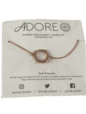 SWAROVSKI BRACELET ブラック シルバー ローズゴールド Teddy bracelet, Bear, Pink, Rose gold-tone plated | Swarovski