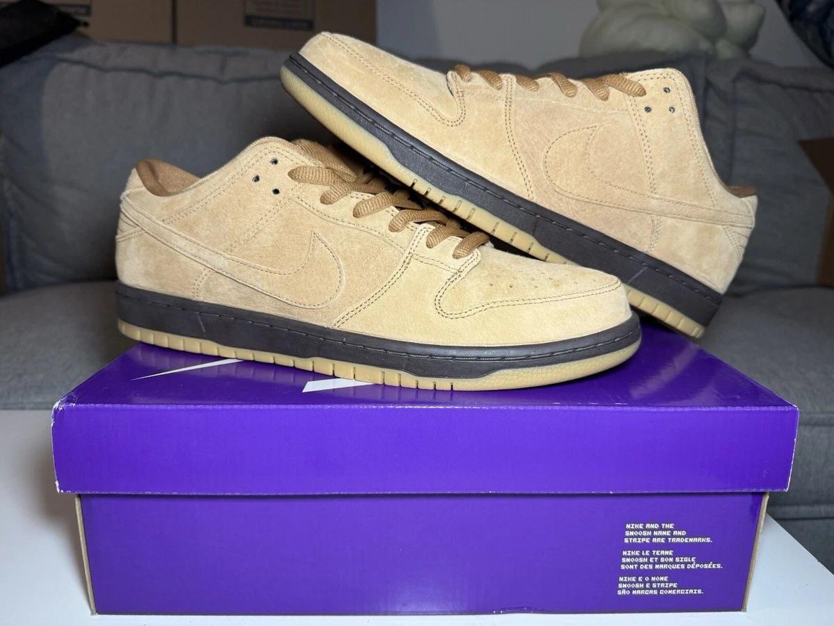 Nike SB Dunk Low Pro Wheat BQ6817-204 Flax Baroque Brown Mens Sneakers -Size 8.5 NIKE ナイキ SB Dunk Low Pro Wheat スニーカー BQ6817-204 27.5  main image 2