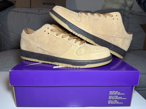 Size 12 - Nike Dunk Pro SB Low Wheat Mocha DS Brand New Deadstock BQ6817-204