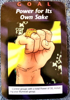 INWO Illuminati CCG Power For Its Own Sake New World Order Steve Jackson