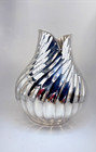 Modern Design Sterling Silver 7 1/4" Tall Vase - 529 Grams - All Hand Made - B/O