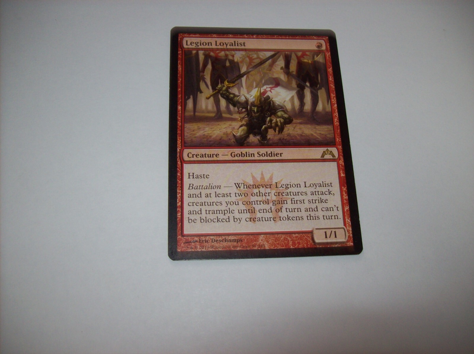 Legion Loyalist Gatecrash MTG NM The Gathering Rare Free Ship & Tracked