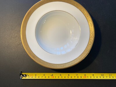 8 x AMBASSADOR GOLD Raynaud Limoges Suppenteller