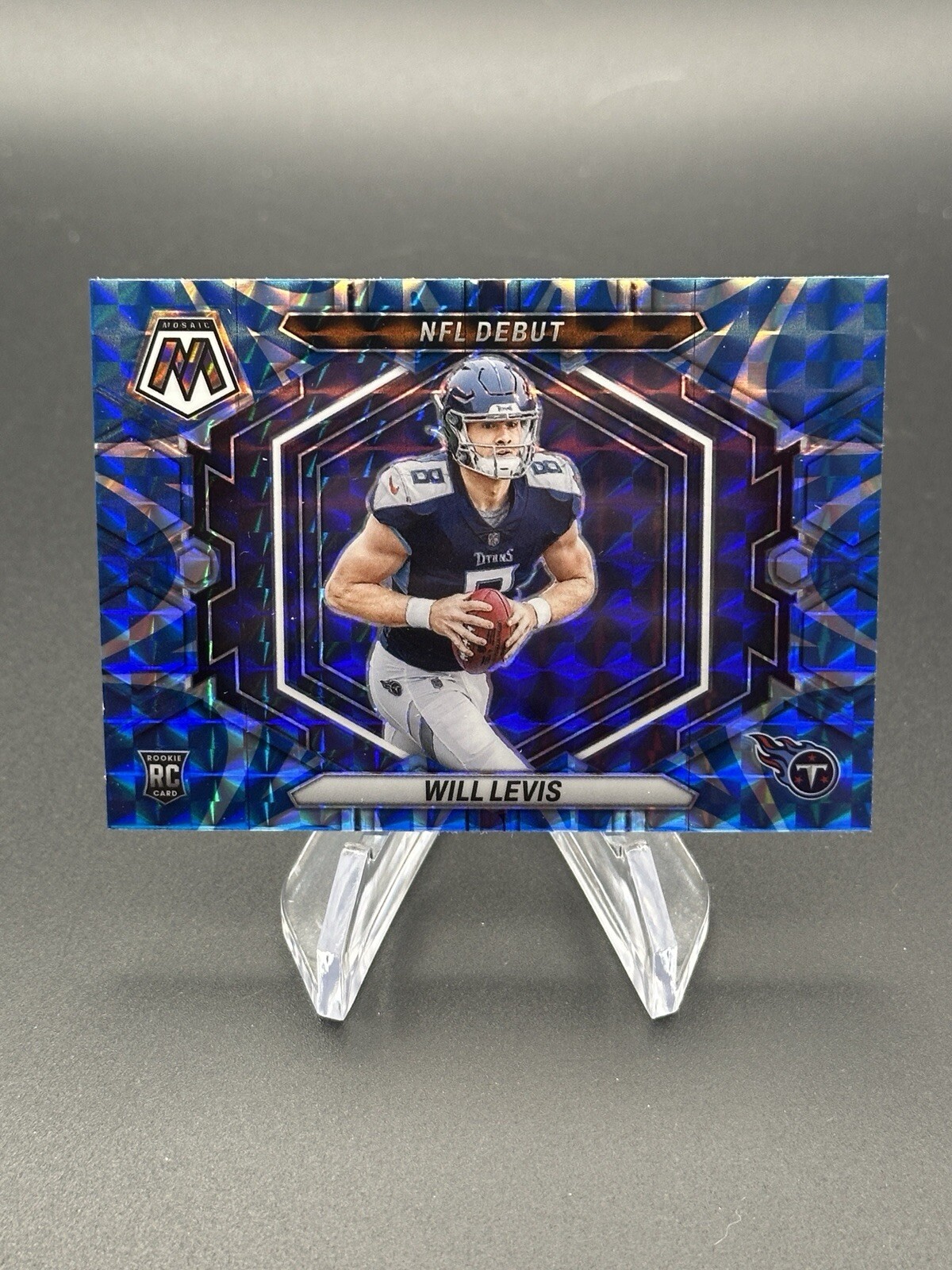 2023 Mosaic Will Levis Reactive Blue RC NFL Debut #ND-4