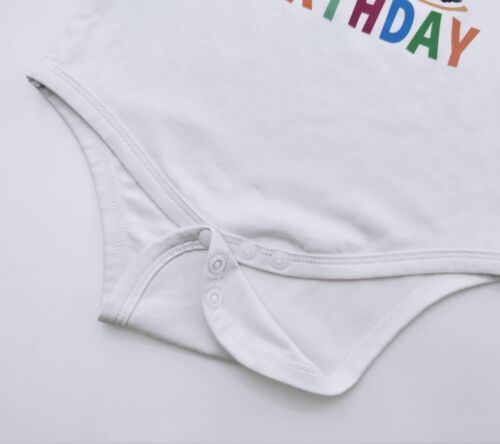 Baby Girl Newborn It's My 1st Birthday Bodysuit Outfit Infant One Year Old Ha... - Picture 4 of 5