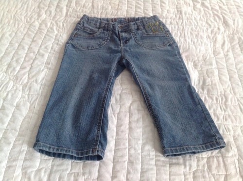 Mudd Girls Denim Capris Size 12 Embroidered Pockets - Picture 4 of 5