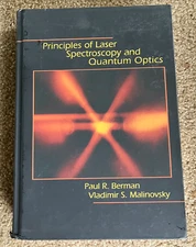 Principles of Laser Spectroscopy and Quantum Optics Hardcover