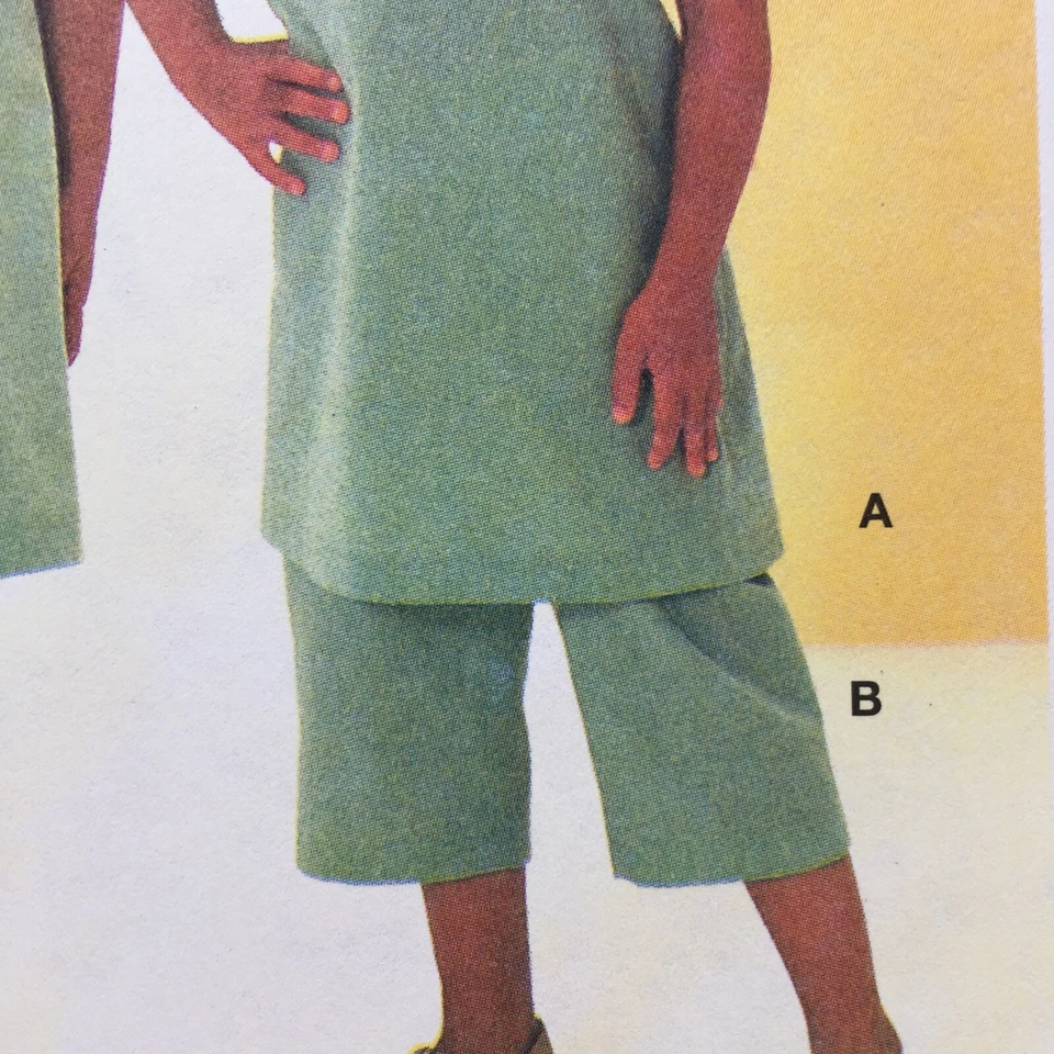 Burda 9978 Trousers Dress Tunic Top Straight EASY Girl Child New Uncut Pattern  - Image 4 of 4