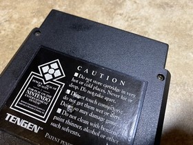 KLAX - Authentic Nintendo NES Game Tengen Black Cartridge