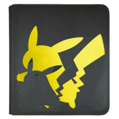 Ultra Pro Pokemon Pikachu 12 Bolsillos Zippered PRO-Binder 480 Cartas Álbum Coleccionable