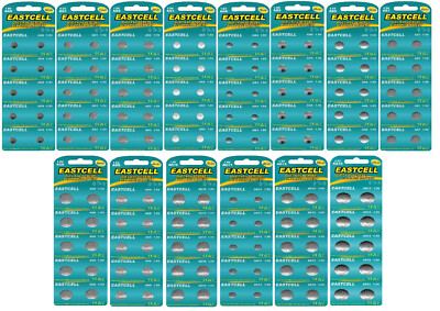       AG0 - AG13 Alkaline Batterien 1,5V Uhr  EASTCELL